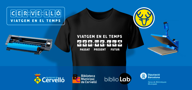 Fem una samarreta! 1r taller  «Cervelló, viatgem en el temps» (actualitzat)
